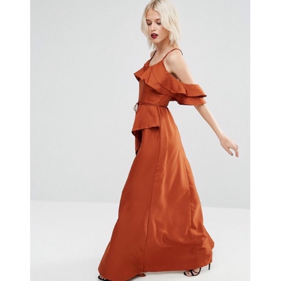 rust dress asos